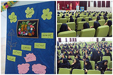 برگزاری جشن نیمه شعبان در دبیرستان دخترانه دوره اول حضرت مجتبی(ع)