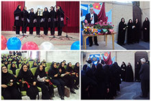گرامیداشت روز معلم در دبیرستان دخترانه دوره اول حضرت مجتبی(ع)