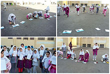 آموزش املا به روش املای ورزشی در کلاس سوم دبستان دخترانه حضرت مجتبی(ع) 